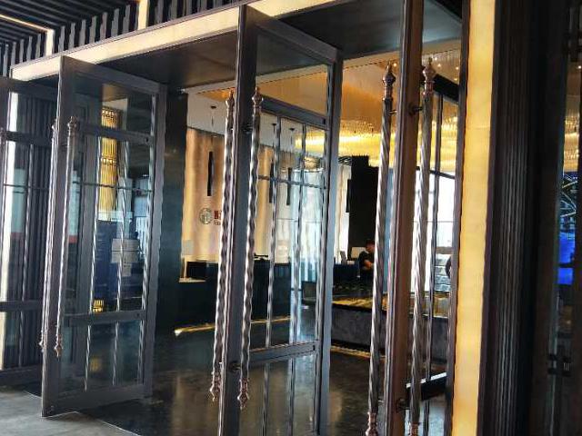 星級酒店不銹鋼玻璃大門
